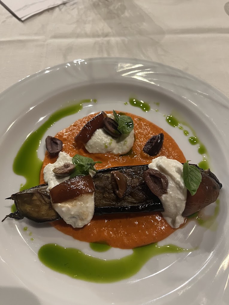 Piatto servito a cena