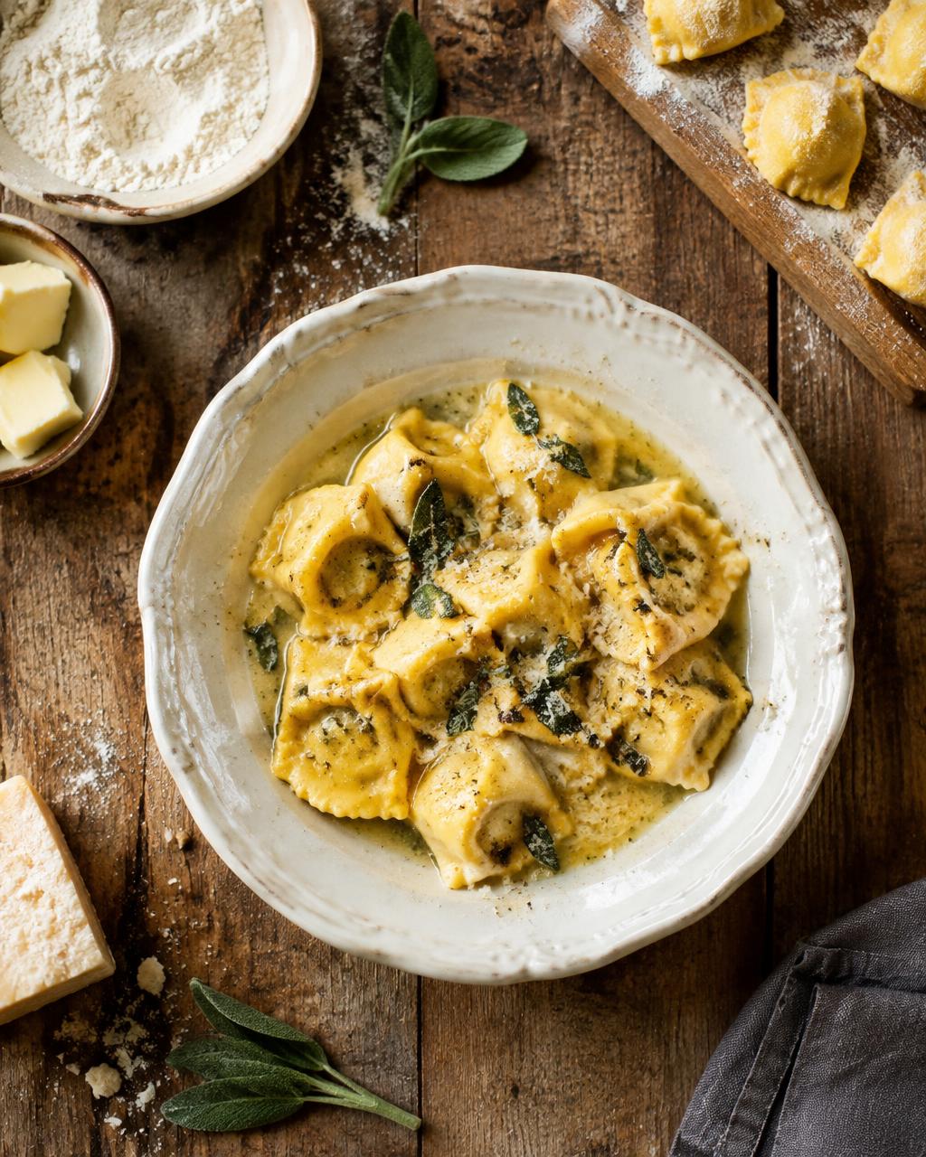 Tortelli burro e salvia